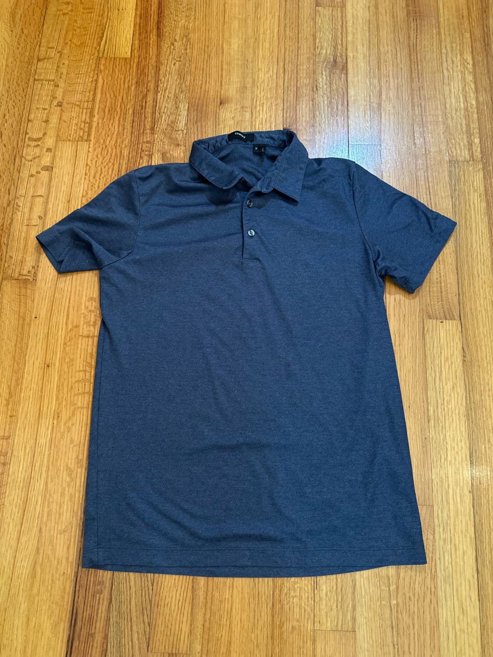 Theory Polo Shirt Mens M  Short Sleeve Golf Pima Cotton  Blend  (i9)